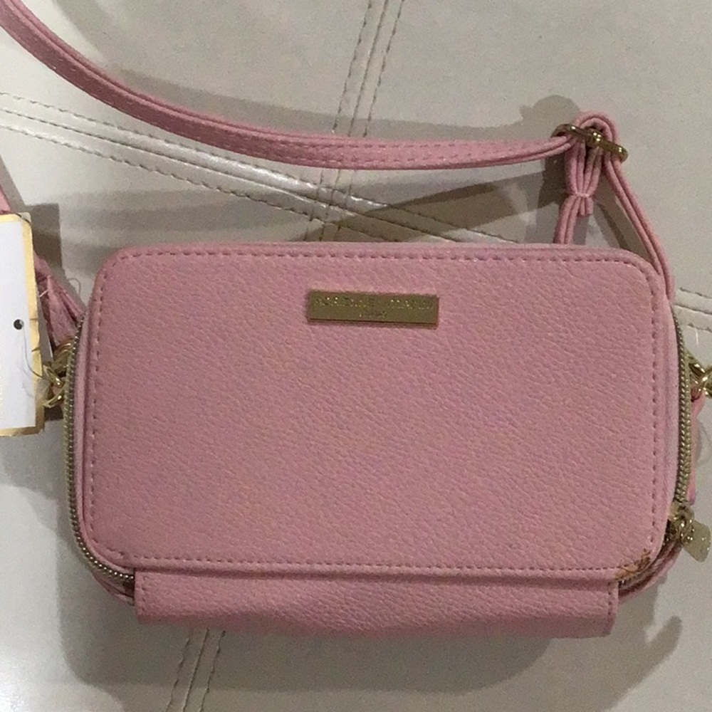 New cross body purse pink
